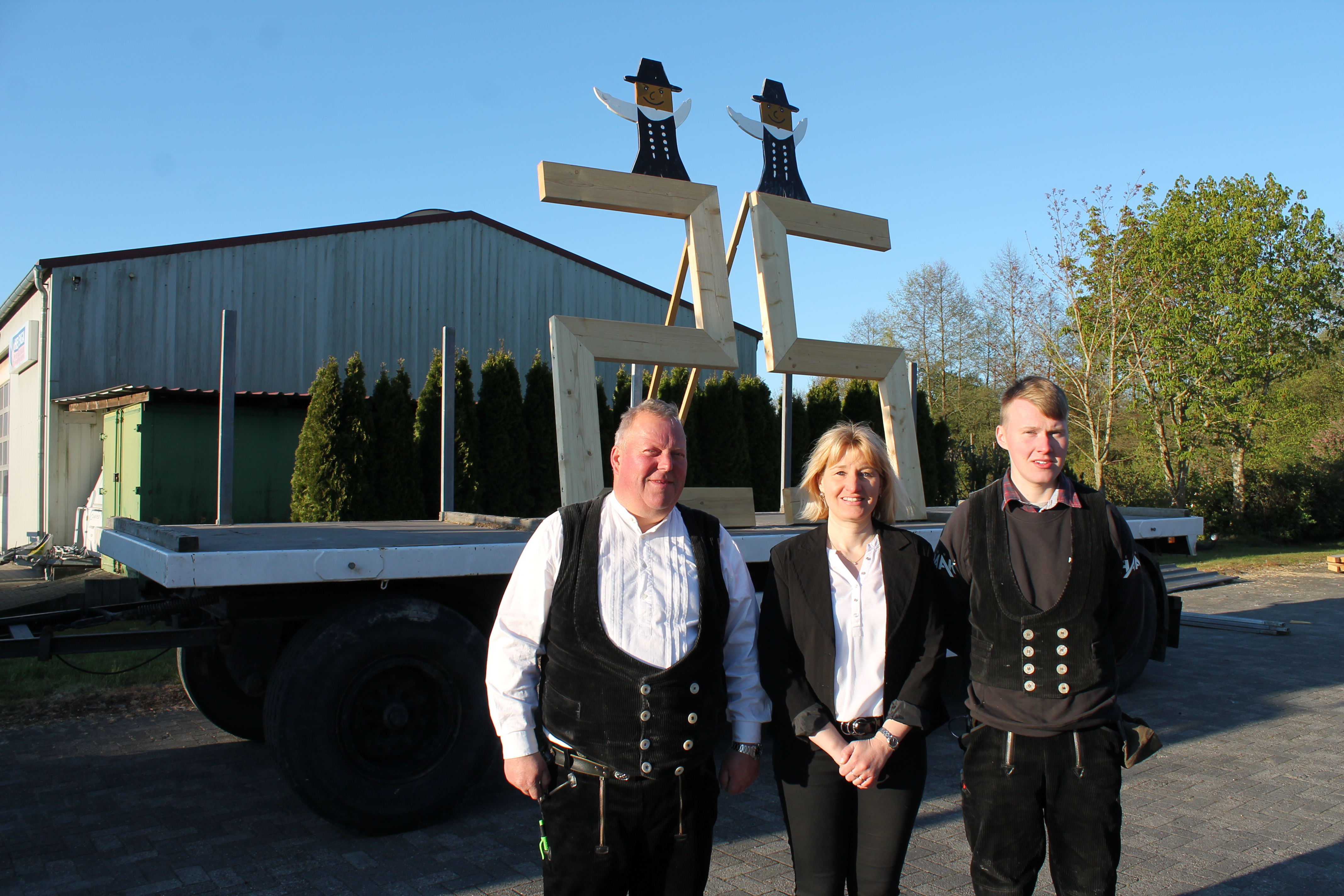 Zimmerei Haak Team bei der Arbeit